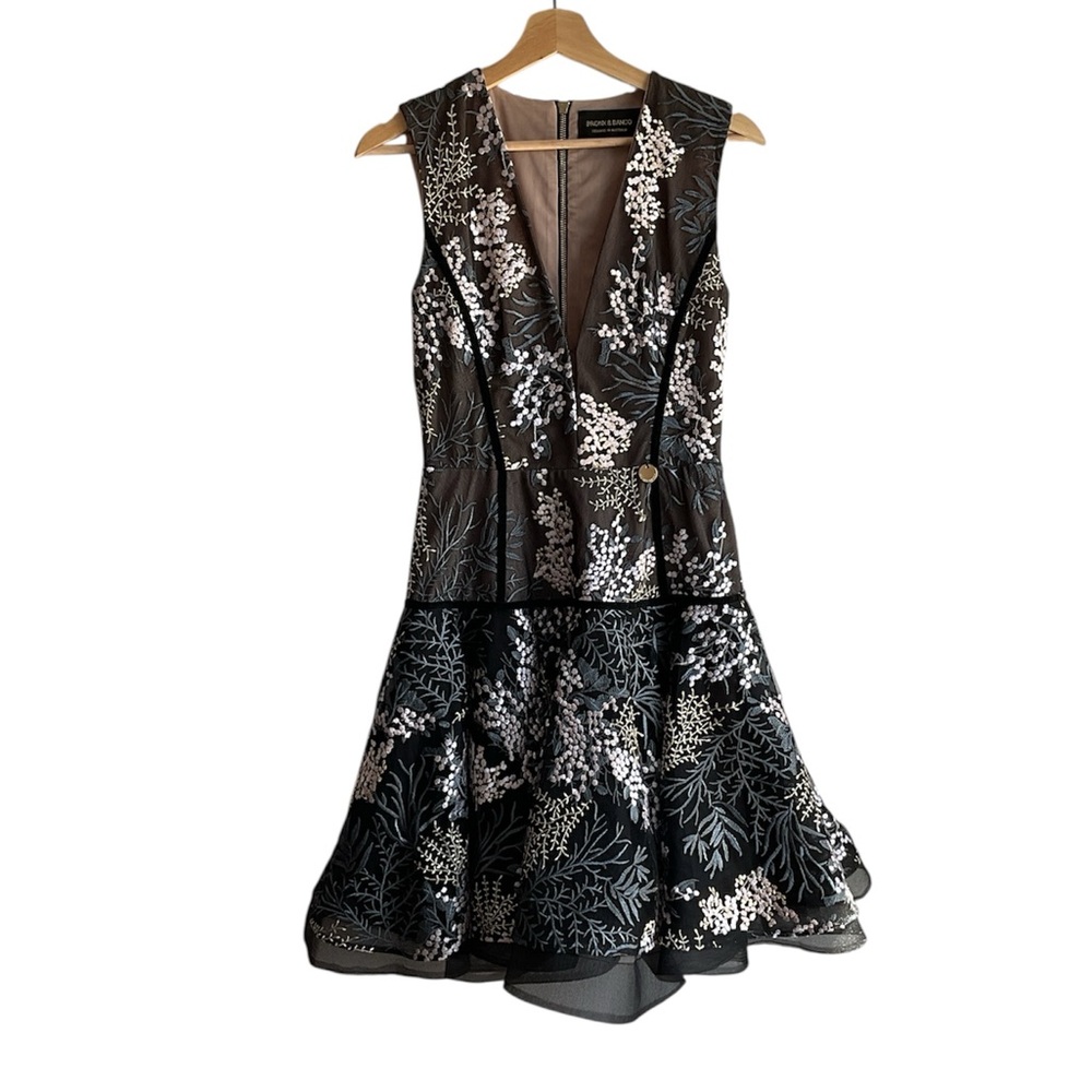 Bronx and Banco Black and White Mini Dress